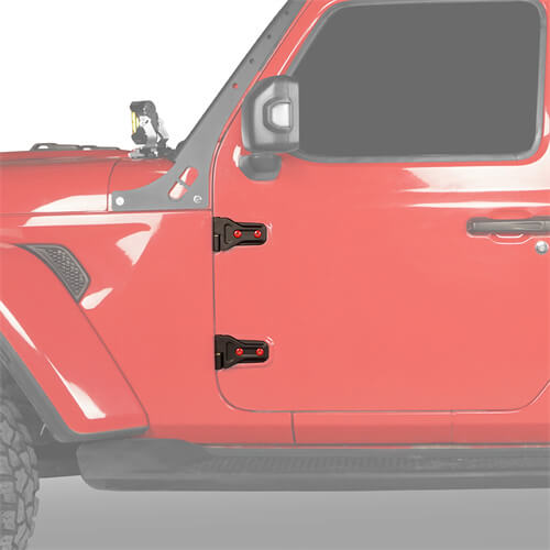 Load image into Gallery viewer, Black Door Hinge Kit Replacement For 2018-2022 Jeep Wrangler JL - Hooke Road mmr30125 16
