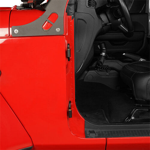 Load image into Gallery viewer, Black Door Hinge Kit Replacement For 2018-2022 Jeep Wrangler JL - Hooke Road mmr30125 6

