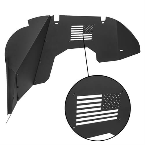 Load image into Gallery viewer, HookeRoad Jeep JL Front Inner Fender Liners for 2018-2023 Jeep Wrangler JL b3039 8

