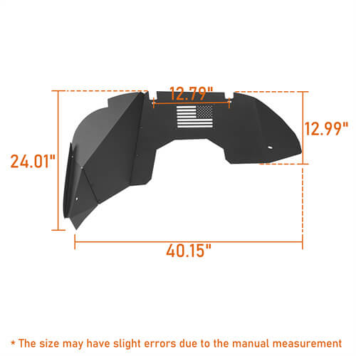 Load image into Gallery viewer, HookeRoad Jeep JL Front Inner Fender Liners for 2018-2023 Jeep Wrangler JL b3039 9
