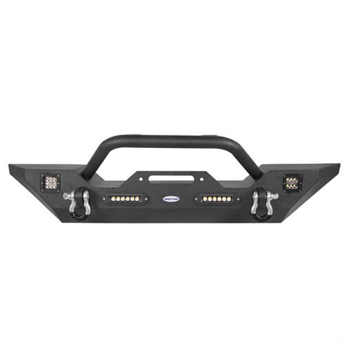 HookeRoad Jeep JL Mid Width Front Bumper & Rear Bumper for 2018-2023 Jeep Wrangler JL b30033018s 5