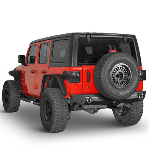 Load image into Gallery viewer, HookeRoad Jeep JL Rear Bumper w/2 Inch Hitch Receiver for 2018-2022 Jeep Wrangler JL b3003s 5
