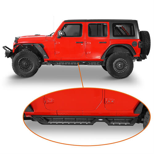 Mopar Factory Style Side Steps for 2018-2024 Wrangler JL