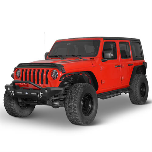 HookeRoad Jeep JL Side Steps Running Boards for 2018-2023 Jeep Wrangler JL b3045 6