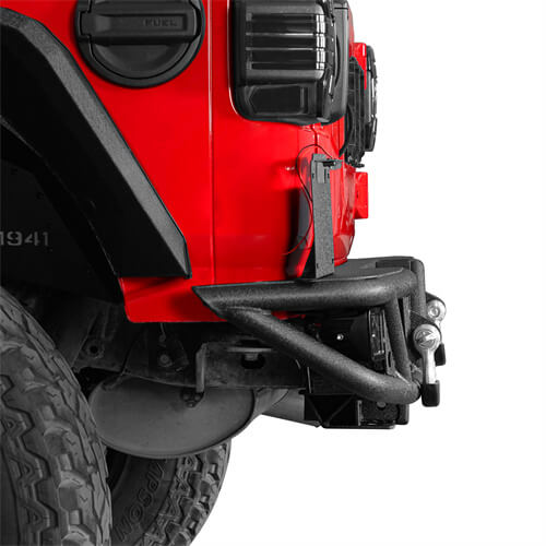 Load image into Gallery viewer, 2018-2024 Jeep Wrangler JL Rear Bumper Aftermarket Bumper 4x4 Jeep Parts - Hooke Road b3063s 12
