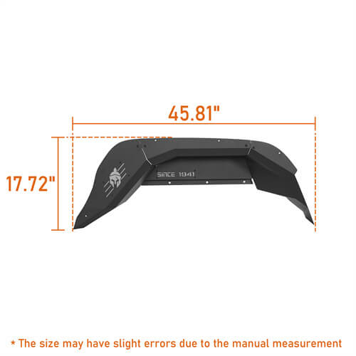 HookeRoad Jeep JT Front & Rear Inner Fender Liners for 2020-2023 Jeep Gladiator JT b70127013s 21