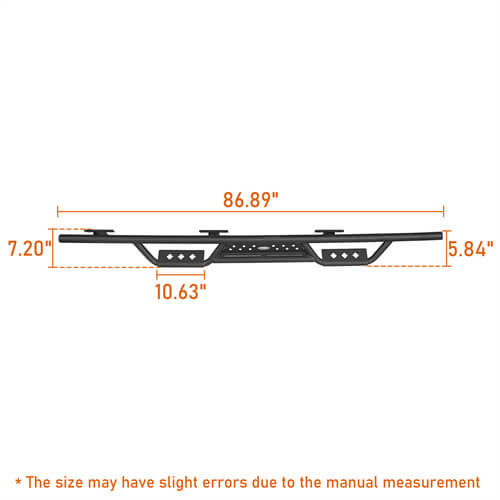 Load image into Gallery viewer, HookeRoad Jeep JT Side Steps Nerf Bars for 2020-2023 Jeep Gladiator  b7001-1s 10

