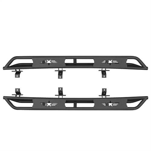 HookeRoad Jeep JT Side Steps & Tubular Half Doors for 2020-2023 Jeep Gladiator 4-Door HookeRoad HE.3009+7002 18