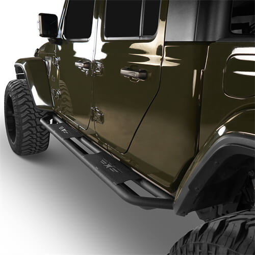 Load image into Gallery viewer, HookeRoad Jeep Gladiator Side Steps Star Tubular Running Bards for 2020-2023 Jeep Gladiator b7002s 4
