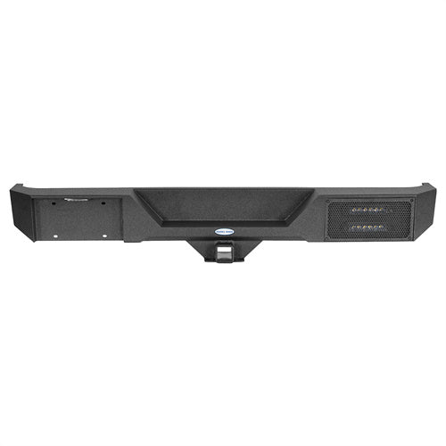 Hooke Road Rear Bumper W/ 2 LED Lights For Jeep Wrangler YJ TJ 1987-2006
