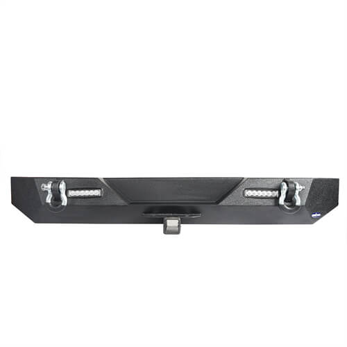 HookeRoad Jeep TJ Stinger Front Bumper & Rear Bumper Combo for 1987-2006 Jeep Wrangler TJ YJ b10091013 6