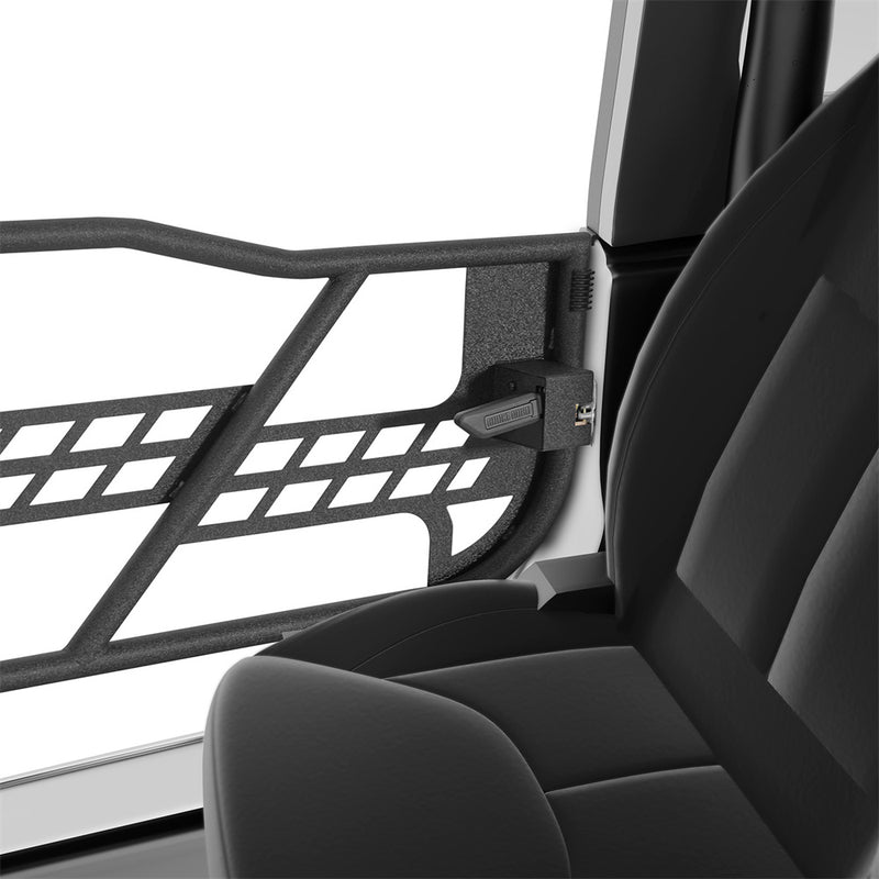 Load image into Gallery viewer, Hooke Road 2-Door Jeep Wrangler JK JKU Tube Doors with Rubber Pads b2016a 2
