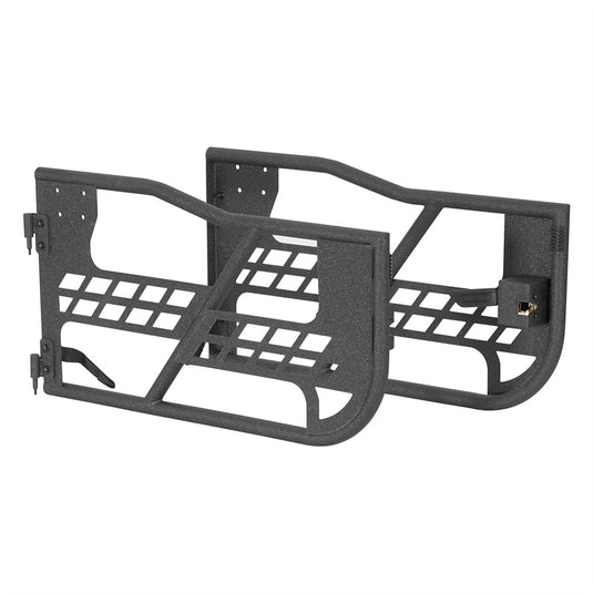 Hooke Road 2-Door Jeep Wrangler JK JKU Tube Doors with Rubber Pads b2016a 4