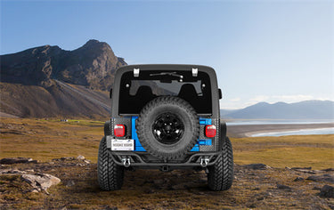 Jeep Tubular Rear Bumper for 1997-2006 Jeep Wrangler TJ- Hooke Road ...