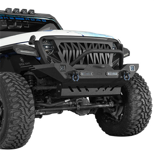 Load image into Gallery viewer, Hooke Road 2018-2025 Jeep Wrangler JL &amp; Gladiator JT Front Skid Plate b3097s 3
