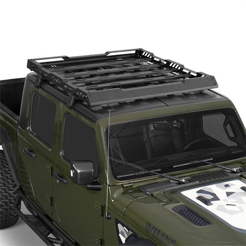 HR Hard Top Roof Rack Cargo for 18-23 Jeep Wrangler JL 4 Door & Gladiator JT-  Hooke Road b3035s 15