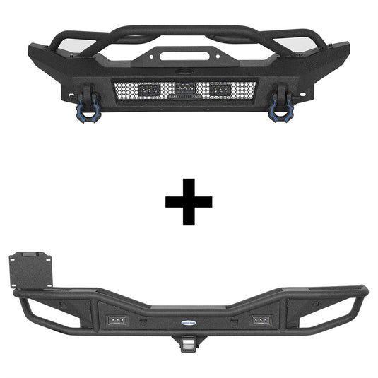 2018-2026 Jeep JL Tube Front & Rear Bumper Combo - Hooke Road