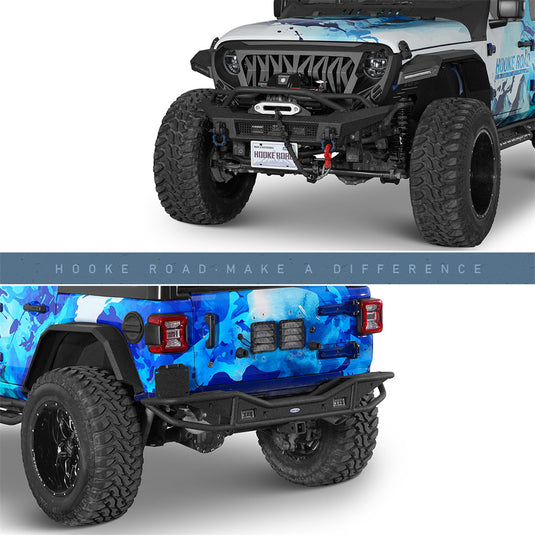2018-2026 Jeep JL Tube Front & Rear Bumper Combo - Hooke Road