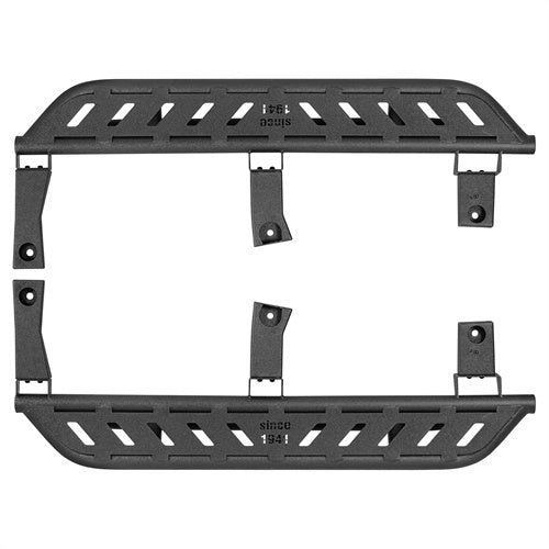 Load image into Gallery viewer, Hooke Road Jeep YJ Running Boards Nerf Side Step Bars for 1987-1995 Jeep Wrangler YJ b1065s 5
