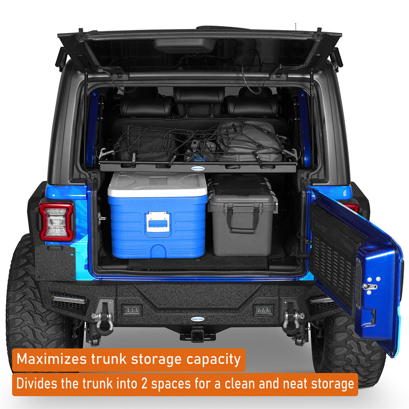 Load image into Gallery viewer, 33lbs Interior Cargo Carrier Jeep Wrangler JL 18-26 4-Door Hardtop Hooke Road b3109 6
