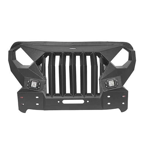 HookeRoad Jeep JL Mad Max Front Bumper & Rear Bumper for 2018-2023 Jeep Wrangler JL HookeRoad HE.3003+3021 14