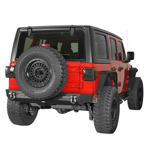 HookeRoad Jeep JL Mad Max Front Bumper & Rear Bumper for 2018-2023 Jeep Wrangler JL HookeRoad HE.3003+3021 6