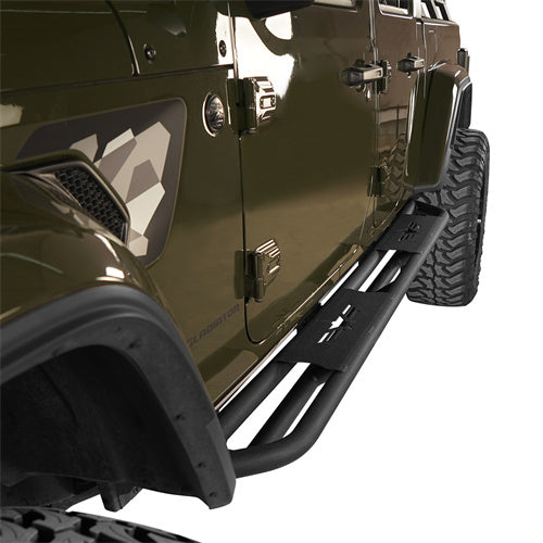 HookeRoad Jeep JT Mid Width Front Bumper / Rear Bumper / Side Steps for 2020-2023 Jeep Gladiator HookeRoad HE.3018+7003+7002 11