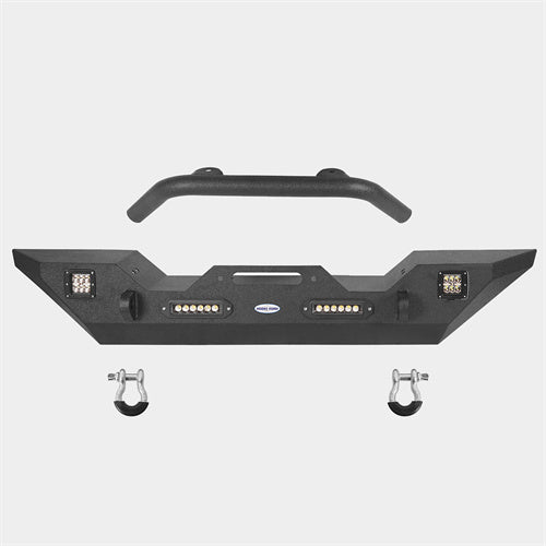 Load image into Gallery viewer, HookeRoad Jeep JT Mid Width Front Bumper / Rear Bumper / Running Boards for 2020-2023 Jeep Gladiator HookeRoad HE.3018-+7003+7000 15
