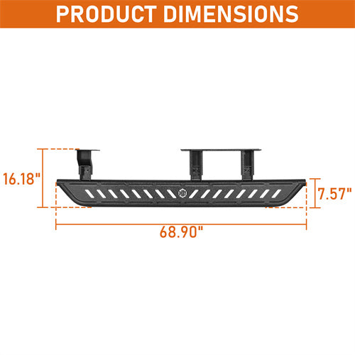 Load image into Gallery viewer, Hooke Road Nerf Running Boards Side Steps for 2010-2023 Lexus GX460 b4602s 5
