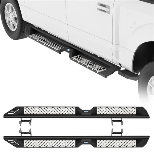 Hooke Road Nerf Side Step for 2009-2014 Ford F-150 SuperCrew b8215 1
