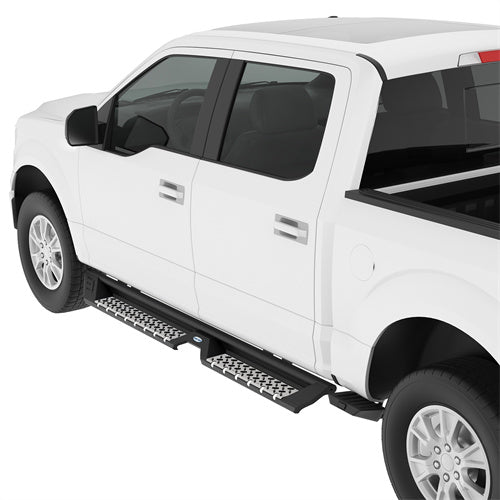 Load image into Gallery viewer, Hooke Road Nerf Side Step for 2009-2014 Ford F-150 SuperCrew b8215 3
