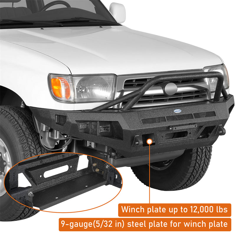 Load image into Gallery viewer, 1996-2002 Toyota 4Runner Off-road Front Bumper with Winch Plate Hooke Road b9759s 10
