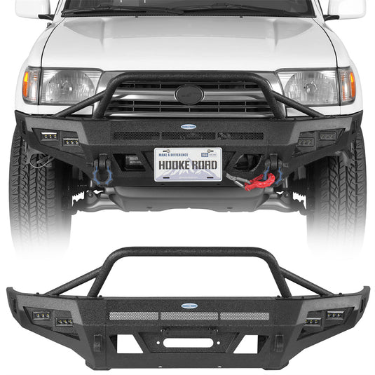 1996-2002 Toyota 4Runner Off-road Front Bumper with Winch Plate Hooke Road b9759s 1
