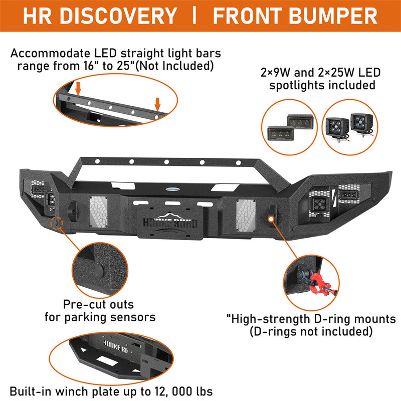Load image into Gallery viewer, Hooke Road Off-road Front Bumper for 2018-2020 Ford F-150 b8265 10
