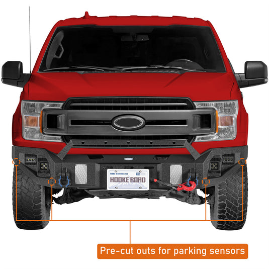 Hooke Road Off-road Front Bumper for 2018-2020 Ford F-150 b8265 8