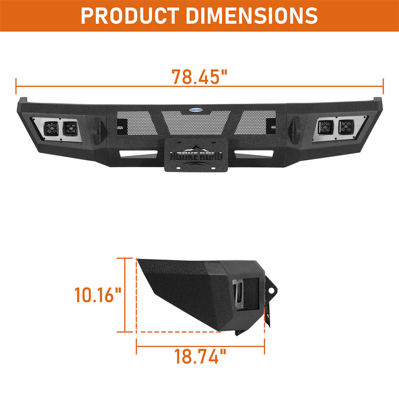 Load image into Gallery viewer, 2008-2026 Ford E-350 Front Bumper w/ Winch Plate Hooke Road b8700 5
