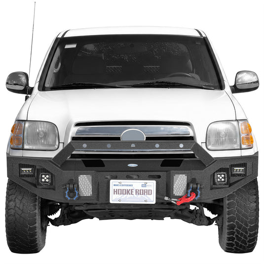 Off-road Front Bumper with Winch Plate for 2000-2006 Toyota Tundra Hooke Road b5255 2