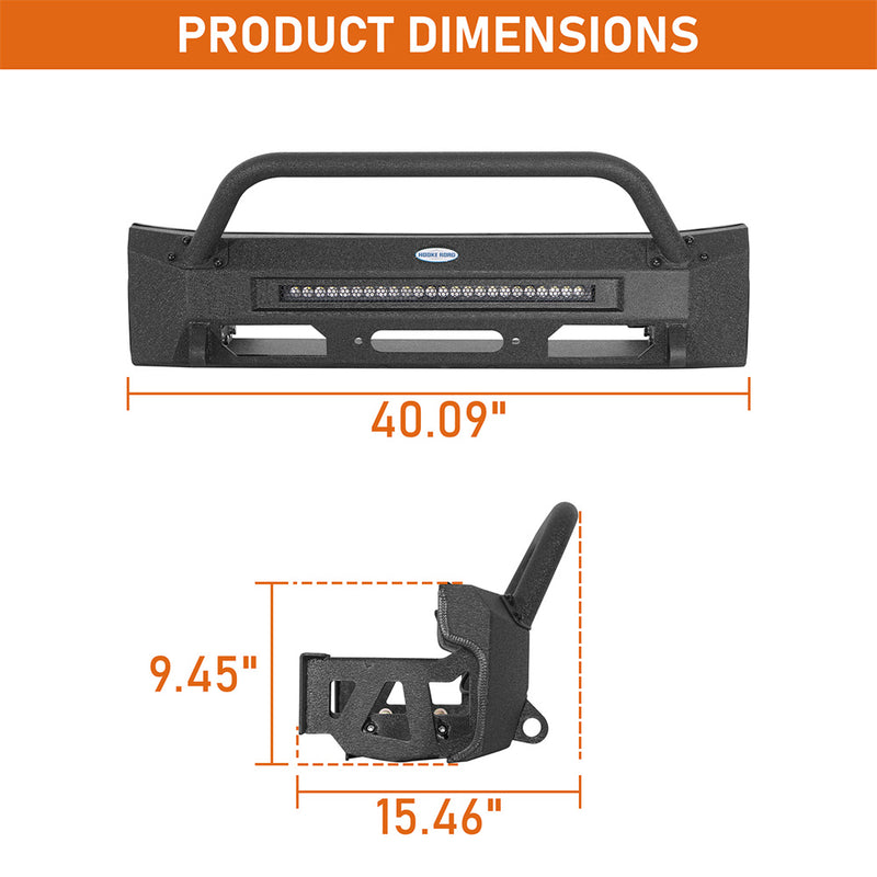 Load image into Gallery viewer, Off-road Front Bumper with winch plate for 2003-2009  Lexus GX470 Hooke Road b4657s 6
