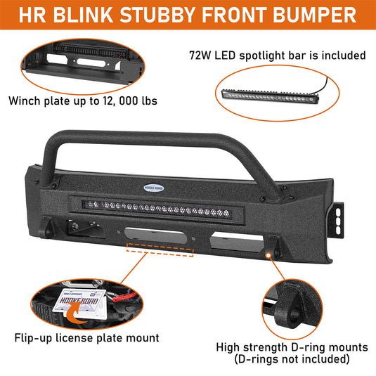 Off-road Front Bumper with winch plate for 2003-2009  Lexus GX470 Hooke Road b4657s 9
