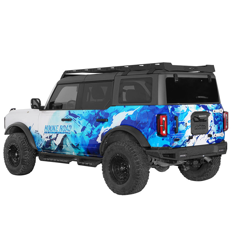 Load image into Gallery viewer, Hooke Road Off-Road Rear Bumper for Ford Bronco 2021-2026 b8947s 3
