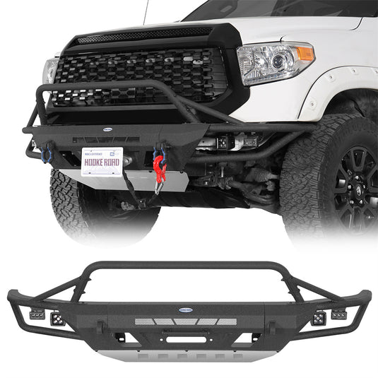Hooke Road Off-Road Tundra Front Winch Bumper for 2014-2021 Toyota Tundra b5012s 1