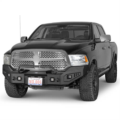 Offroad Aftermarket Front Bumper 4x4 Truck Parts For 2009-2018 Dodge Ram 1500 - Hooke Road b6024s 4