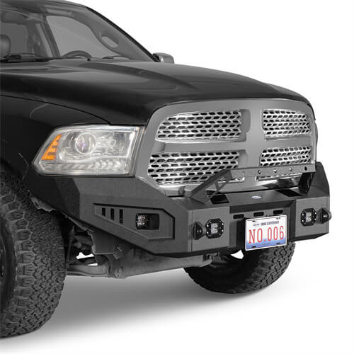 Offroad Aftermarket Front Bumper 4x4 Truck Parts For 2009-2018 Dodge Ram 1500 - Hooke Road b6024s 7