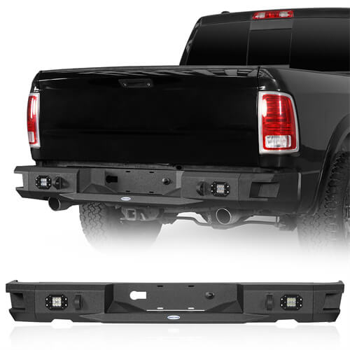 Load image into Gallery viewer, Hooke Road Offroad Aftermarket Rear Bumper w/LED Lights For 2009-2018 Dodge Ram 1500 b6025s 2

