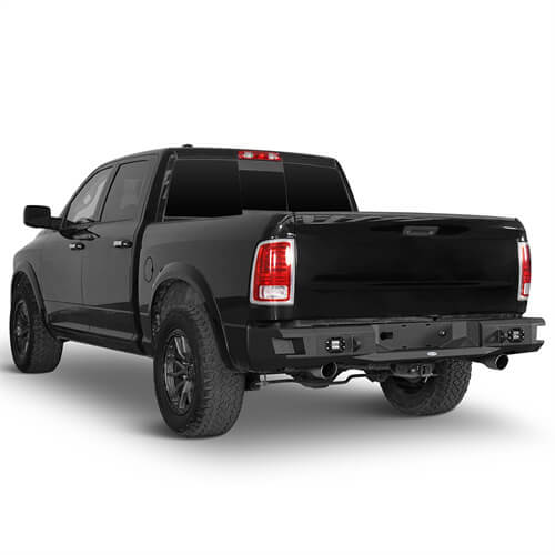 Load image into Gallery viewer, Hooke Road Offroad Aftermarket Rear Bumper w/LED Lights For 2009-2018 Dodge Ram 1500 b6025s 5
