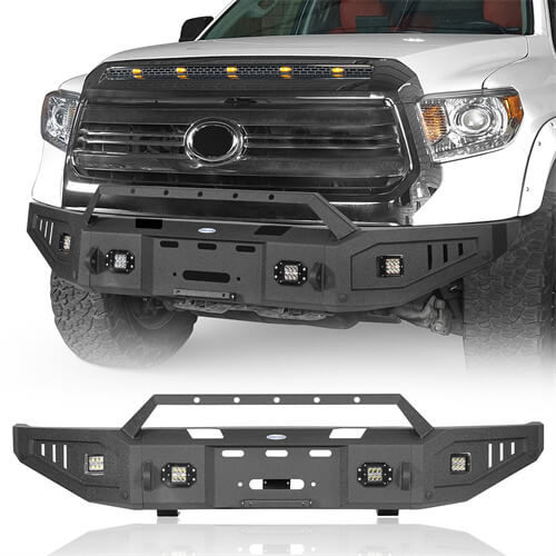 Load image into Gallery viewer, Offroad Full Width Front Bumper 4x4 Truck Parts For 2014-2021 Toyota Tundra - Hooke Road b5009 2
