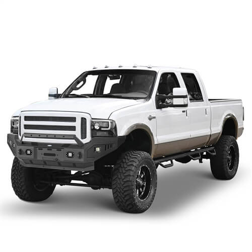 Load image into Gallery viewer, Offroad Full Width Front Bumper 4x4 Truck Parts For 2005-2007 Ford F-250 - Hooke Road b8505 4
