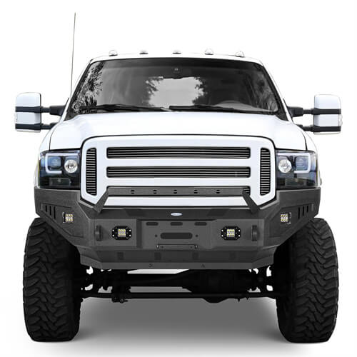 Load image into Gallery viewer, Offroad Full Width Front Bumper 4x4 Truck Parts For 2005-2007 Ford F-250 - Hooke Road b8505 5
