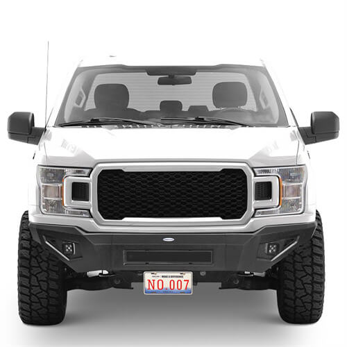 Load image into Gallery viewer, 2018-2020 Ford F-150 Full-Width Front Bumper Aftermarket Bumper 4x4 Truck Parts - Hooke Road b8257 3
