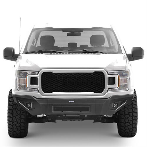 Load image into Gallery viewer, 2018-2020 Ford F-150 Full-Width Front Bumper Aftermarket Bumper 4x4 Truck Parts - Hooke Road b8257 4
